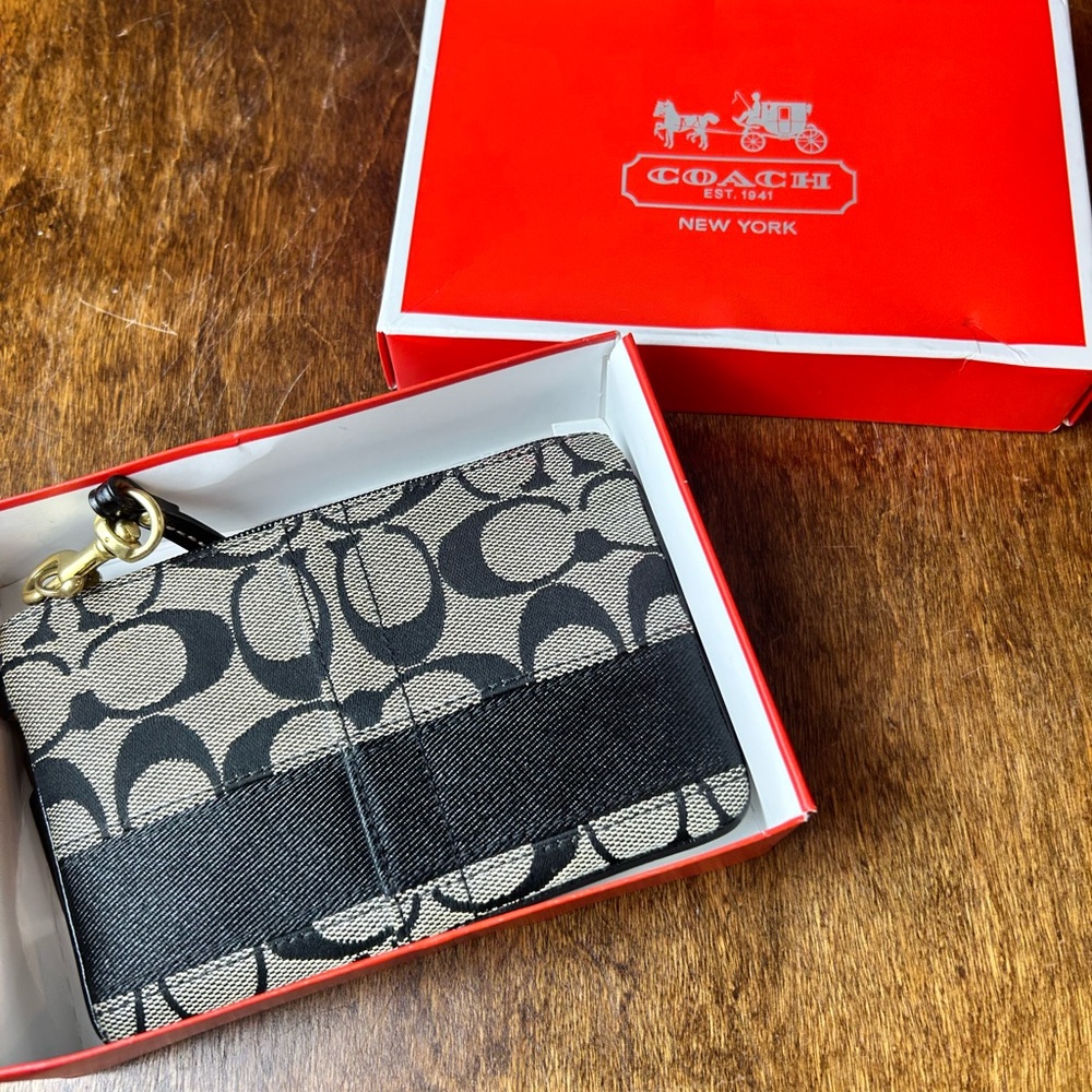 Coach Signature Wristlet - Picture 8 of 15